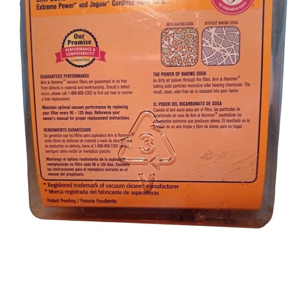 Arm & Hammer Dirt Devil F4 Vacuum Filters Odor Eliminating NEW 1 Pack-2 Filters - Picture 5 of 5